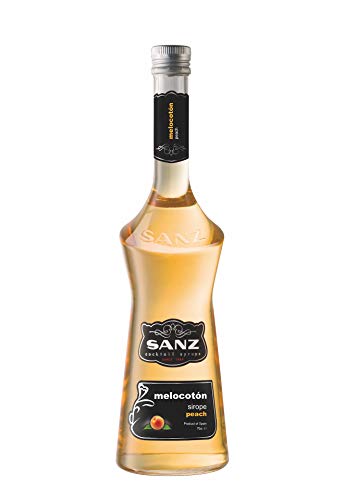 Sanz Pfirsich-Sirup mit 16 % Pfirsichsaft, alkoholfrei, 0,7 L von Sanz