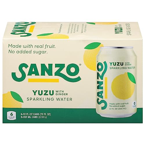 Sanzo Yuzu Sprudelwasser, 6 Stück von Sanzo