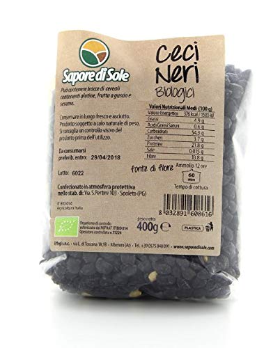 Schwarze Kichererbsen 400 g BIO von Sapore di Sole