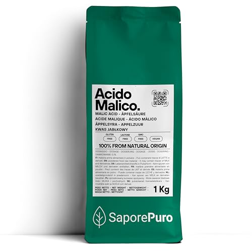 SaporePuro apfelsäure pulver 1 kg von SaporePuro