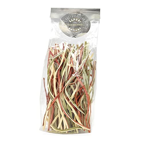 Sapori Antichi - italienische Flagge Pasta - Tagliolini Bandiera Italiana - 1 x 250g von Sapori Antichi