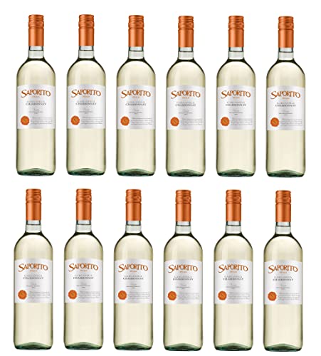 12x 0,75l - 2023er - Saporito d'Italia - Garganega & Chardonnay - Veneto I.G.P. - Italien - Weißwein trocken von Saporito d'Italia