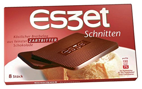 Eszet Schnitten Zartbitter, 20er Pack (20 x 75 g) von Sarotti