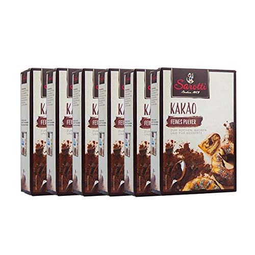 Sarotti KAKAO Feines Pulver 125 g, 6er Pack von Sarotti