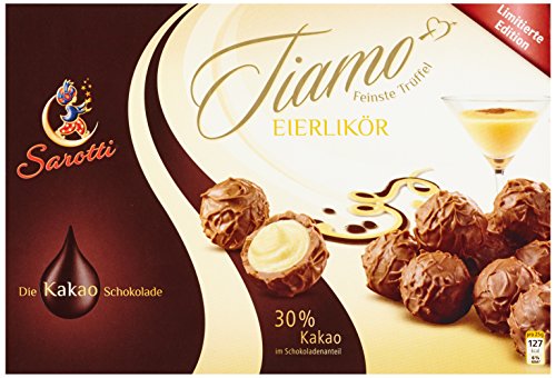 Sarotti Tiamo Feinste Tüffel Eierlikör, 5er Pack (5 x 125 g) von Sarotti