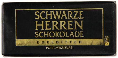 Schwarze Herren Schokolade Edelbitter, 100 g von Sarotti