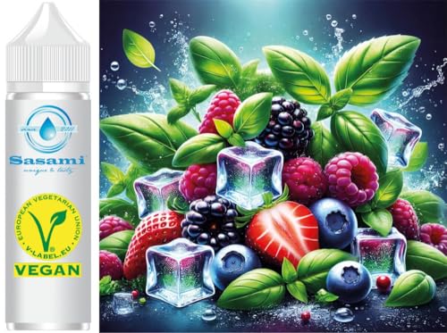 Berry Basil Bliss - Waldfrucht Basilikum Ice Aroma Konzentrat - Vegan - Sasami - 10ml von Sasami