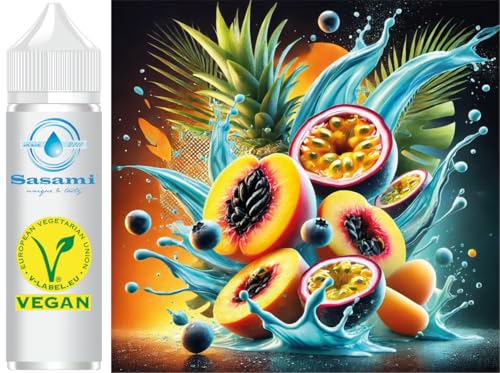 Curacao Sunset Fusion - Pfirsich, Maracuja, Curacao Aroma Konzentrat - Vegan - Sasami - 10ml von Sasami