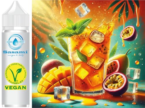 Eistee Mango Maracuja Aroma Konzentrat - Vegan - Sasami - 100ml von Sasami