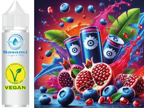 Energy Drink Blueberry Pomegranate Acai Aroma Konzentrat - Vegan - Sasami - 100ml von Sasami