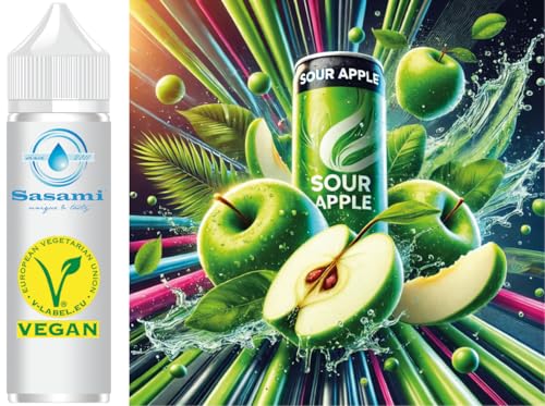 Energy Drink Sour Apple Aroma Konzentrat - Vegan - Sasami - 10ml von Sasami