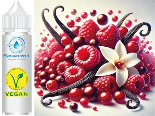 Free - Cranberry-Himbeere-Vanille Aroma Konzentrat - Vegan - Sasami - 100ml von Sasami