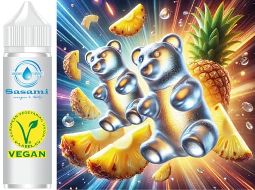 Gummibärchen Ananas Aroma Konzentrat - Vegan - Sasami - 10ml von Sasami