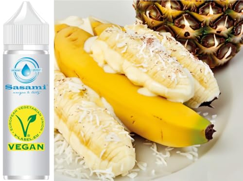 Kokosnuss - Banane - Ananas - Sahne Aroma Konzentrat - Vegan - Sasami - 100ml von Sasami