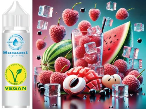 Lychee Watermelon Breeze - Litschi Wassermelone Ice Aroma Konzentrat - Vegan - Sasami - 100ml von Sasami