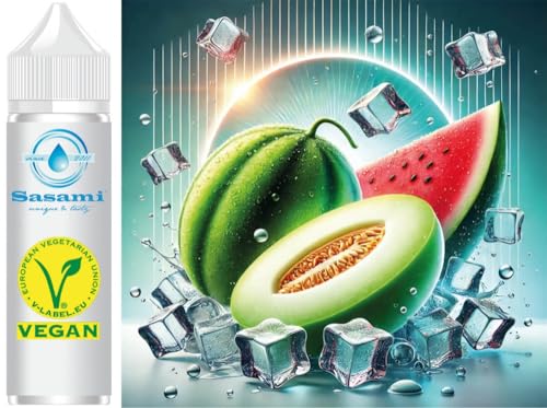 Melon Frost - Honigmelone Wassermelone Ice Aroma Konzentrat - Vegan - Sasami - 10ml von Sasami