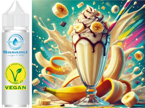 Milchshake Banane Aroma Konzentrat - Vegan - Sasami - 100ml von Sasami