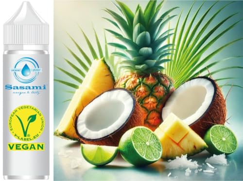 Tropical Lumina - Ananas-Kokos-Limette Aroma Konzentrat - Vegan - Sasami - 10ml von Sasami