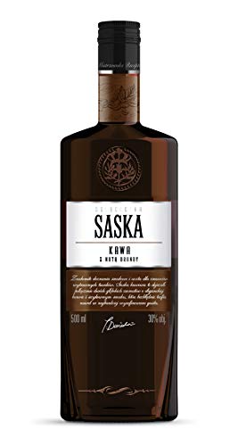 Saska Kaffee mit Brandynote | Saska Kawa z nutą Brandy | 30%, 0,5 Liter von Saska