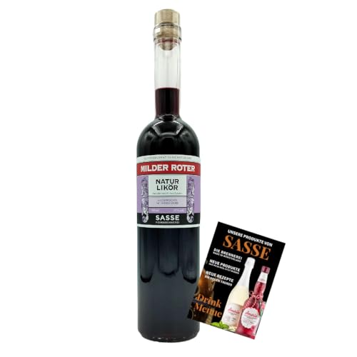 Milder Roter 700ml 17% Vol. inkl Broschüre unsere Sasse Produkte und Rezepte von Sasse