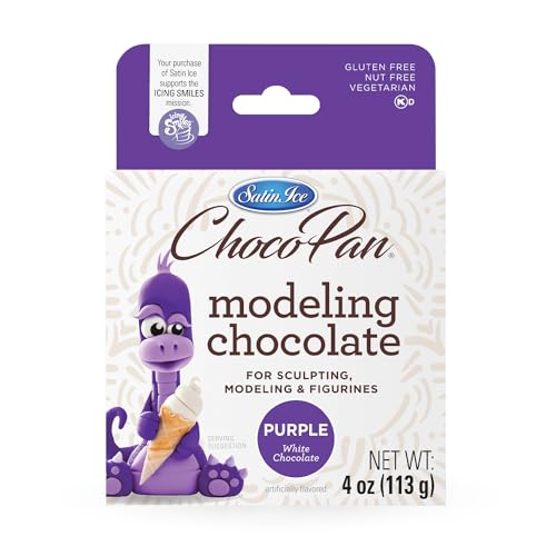 Satin Ice Chocopan Purple Modeling Chocolate, 118 ml von Satin Ice