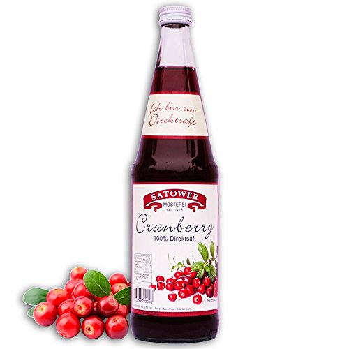 Original Satower - 100% Cranberrysaft - Direktsaft 0,7l von Satower Mosterei