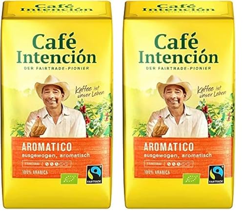 J.J. Darboven Café Intención Bio Röstkaffee gemahlen, 500 g (Packung mit 2) von Sattie