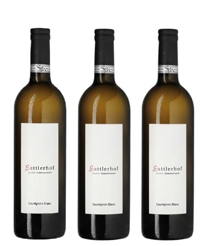 3x 0,75l - 2023er - Sattlerhof - Gamlitzer Sauvignon Blanc - Südsteiermark - Österreich - Weißwein trocken von Sattlerhof