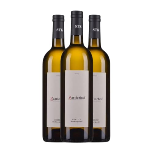 Sattlerhof Gamlitz Weißburgunder Weißburgunder Südsteiermark 75 cl Weißwein (Karton mit 3 Flaschen von 75 cl) von Sattlerhof