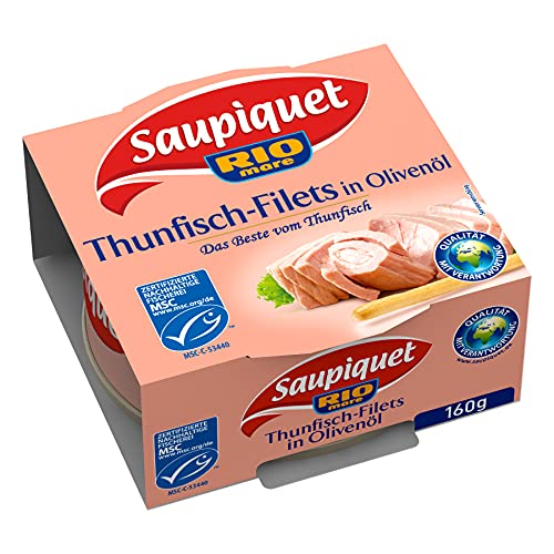 Saupiquet Rio Mare Thunfisch-Filets in Olivenöl, 160 g von Saupiquet Rio Mare