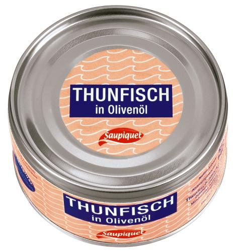 Saupiquet Thunfischstücke in Olivenöl, 6er Pack (6 x 185 g Dose) von Saupiquet