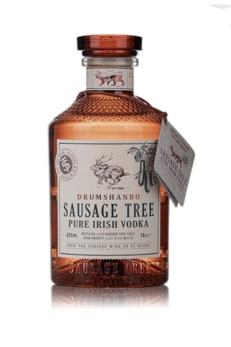 Drumshanbo Sausage Tree Pure Irish Vodka 43% vol. (1 x 0,7l) – Kristallklarer Vodka vereint irische Brennnessel und afrikanische Wurstbaumfrucht von Sausage Tree