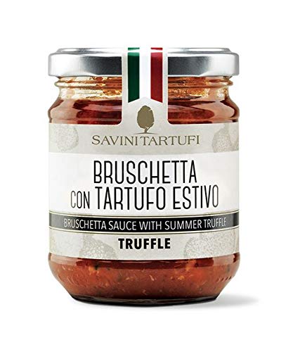 SUMMER TRUFFLE-FLAVOURED TOMATO CONDIMENT 180GR 180GR von Savini Tartufi