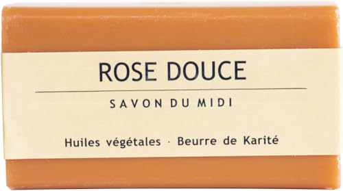 Seife mit Karité-Butter Rose Douce von Savon du midi