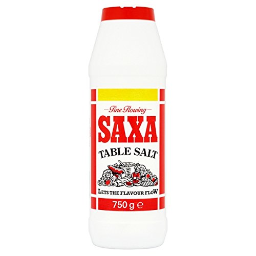 12 x Saxa-Salz (Polyflasche), 750 g, 12 Stück von Saxa