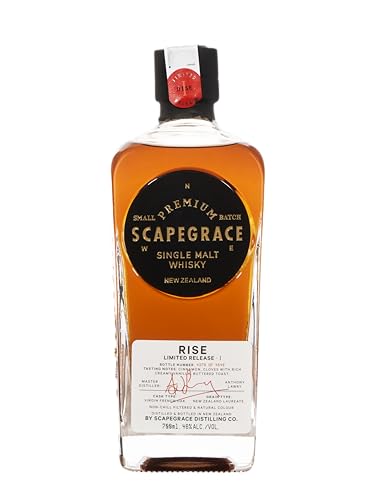 Scapegrace RISE Small Batch Single Malt Whisky Limited Release I 46% Vol. 0,7l in Geschenkbox von Hard To Find