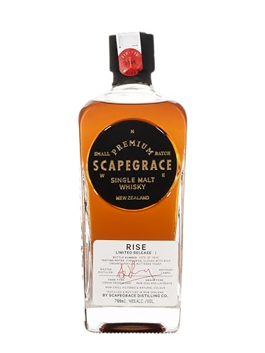 Scapegrace RISE Small Batch Single Malt Whisky Limited Release I 46% Vol. 0,7l in Geschenkbox von Scapegrace