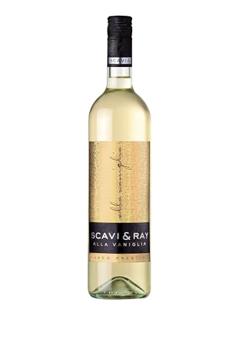 SCAVI & RAY Alla Vaniglia (1 x 0.75l) - Italienischer Weißwein mit Vanille - Fruchtige Aromen weißer Trauben sowie samtigen Vanillenoten - 10% Vol. Alkohol (Packung mit 6) von Scavi & Ray