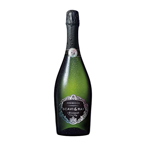 SCAVI & RAY Prosecco Spumante DOC - fruchtig, frischer und extra trockener Schaumwein - Perfekt geeignet für Schaumwein-Cocktails wie Hugo und Sprizz (1 x 0.75 l) von Scavi & Ray