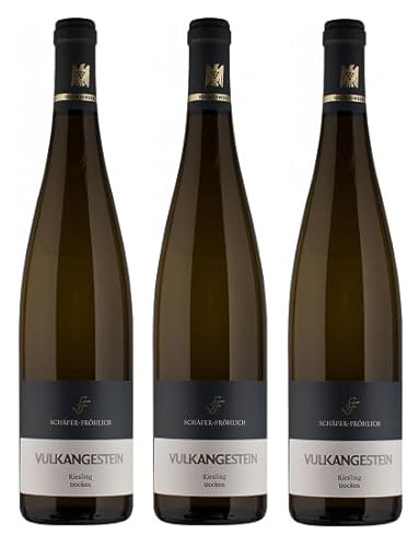 3x 0,75l - 2023er - Schäfer-Fröhlich - Vulkangestein - Riesling - VDP.Gutswein - Qualitätswein Nahe - Deutschland - Weißwein trocken von Schäfer-Fröhlich