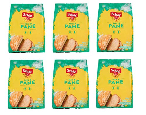 6x Schär Mix B Mix Pane Mehl Farina Gluten Free mit Linsenmehl Glutenfrei 500g von Zeelec