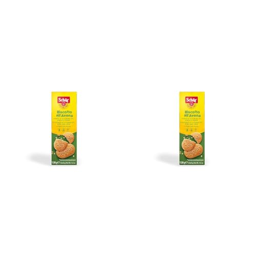 Schär Avena - Haferkeks glutenfrei, 130 g (Packung mit 2) von Schär