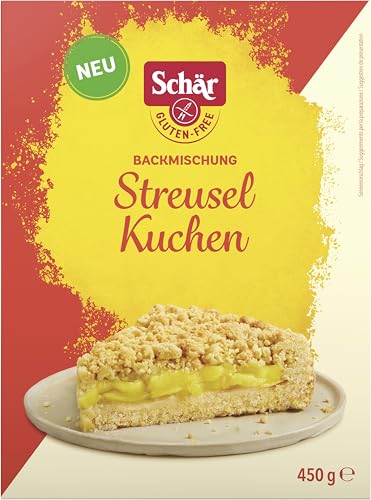 Schär Backmischung Streuselkuchen, 7 x 450 g von Schär