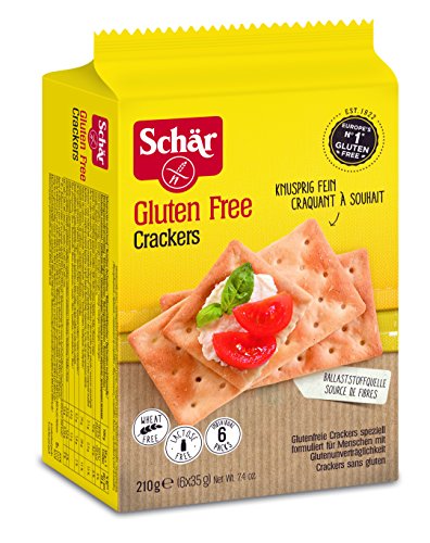 Schär Crackers glutenfrei 210g, 5er Pack 100102 Einheitsgröße von Schär