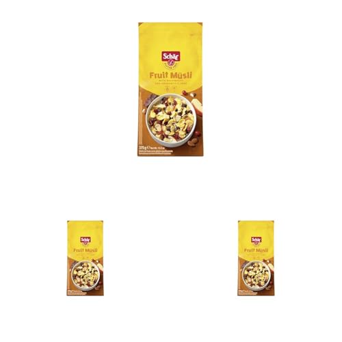 Schär Früchtemüsli, 375 g Packung (Packung mit 3) von Schär