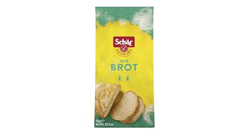 Schär Mix B - Brot Mix Backmischung glutenfrei 1kg (Packung mit 8) von Schär