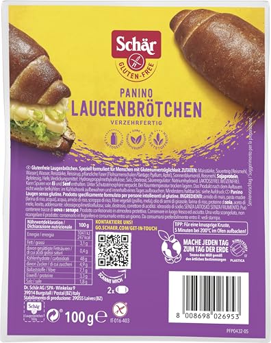 Schär Panino Laugenbrötchen, 7 x 100 g von Schär