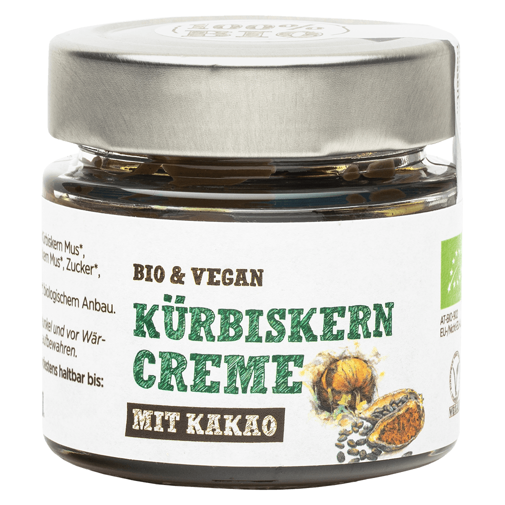 Bio Kürbiskern Creme mit Kakao von Schalk Mühle