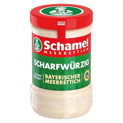 Schamel Meerrettich Scharfwürzig 12er Pack; 12 x145g-Glas von Schamel