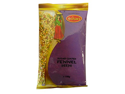 Schani Sugar Coated Fennel Seed 100g Fenchelsamen mit Zucker überzogen von Schani